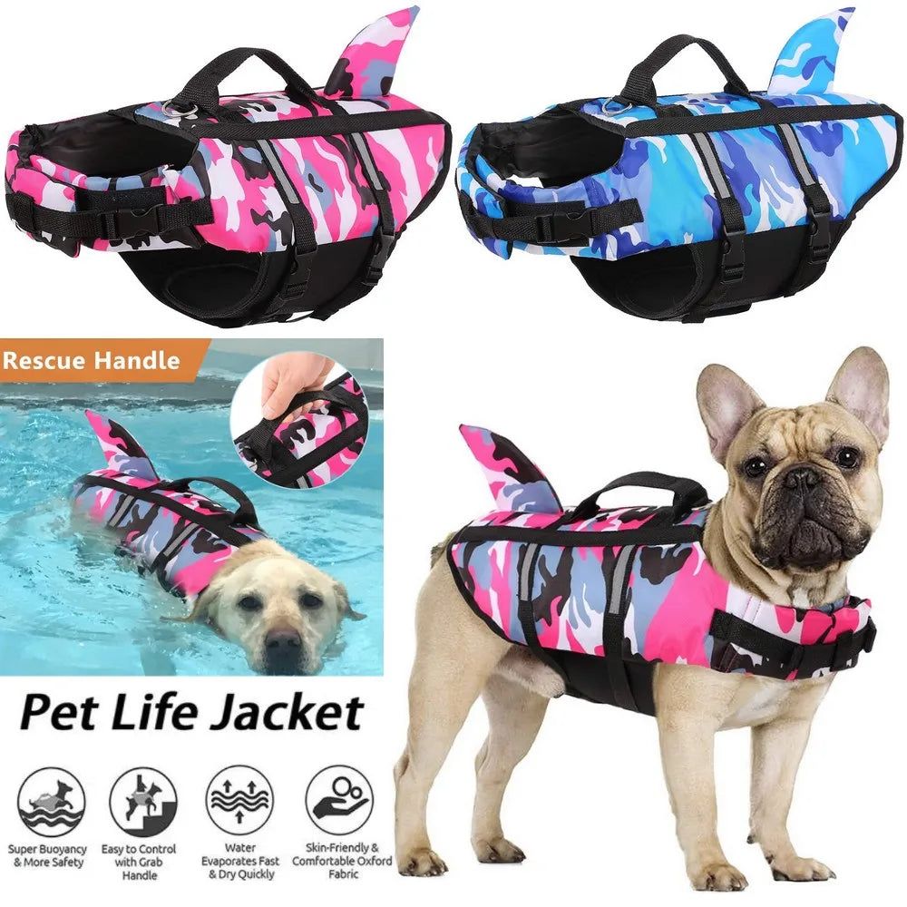 Sharky Paws: Dog Life Vest For Aquatic Adventures - Furendly Pets | Your Pet's Favorite Store