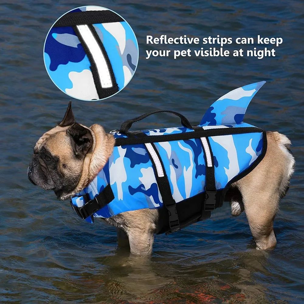 Sharky Paws: Dog Life Vest For Aquatic Adventures - Furendly Pets | Your Pet's Favorite Store